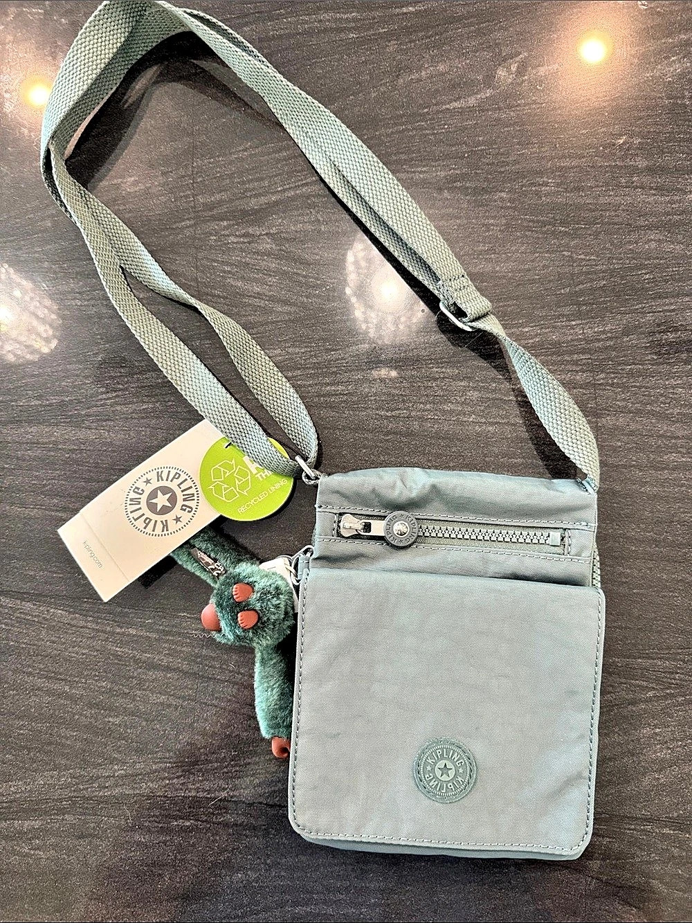 Kipling New Eldorado Crossbody Bag Green